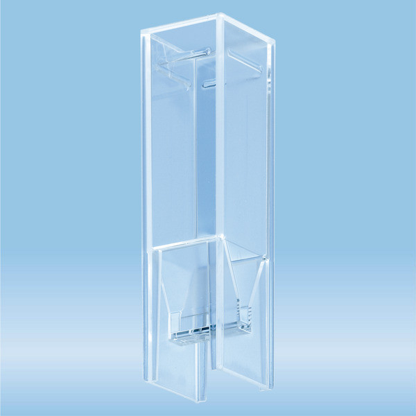 UV cuvette, 2.7 ml, (HxW): 45 x 12.5 mm, special plastic, transparent, optical sides: 2