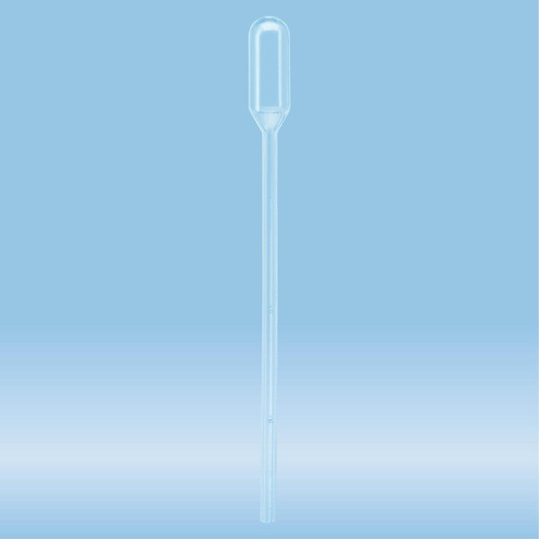 Transfer pipette, 1 ml, (LxW): 115 x 10 mm, LD-PE, transparent