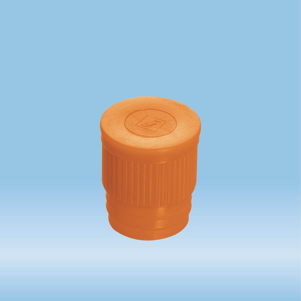 Push cap, orange, suitable for tubes Ø 16-17 mm