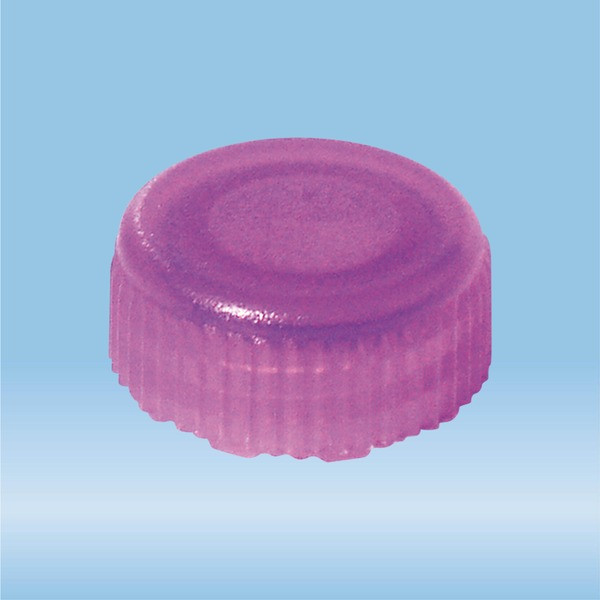 Screw cap, violet, suitable for screw cap micro tubes