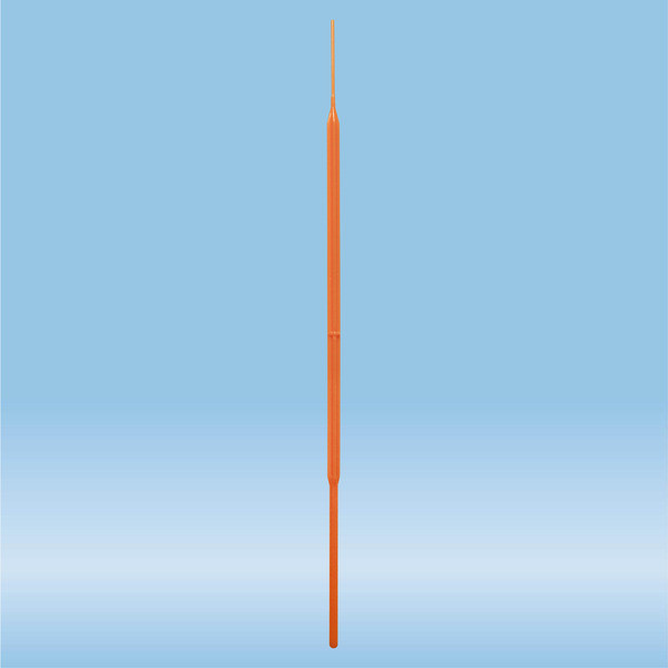 Inoculation needle, PS, orange, sterile