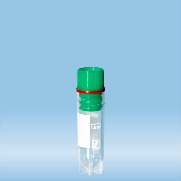 CryoPure tubes, 2 ml, QuickSeal screw cap, green