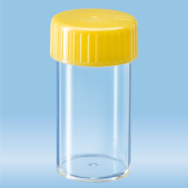 Screw cap tube, 25 ml, (LxØ): 54 x 27 mm, PS