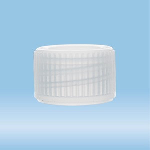 Screw cap, natural, suitable for tubes Ø 11 mm