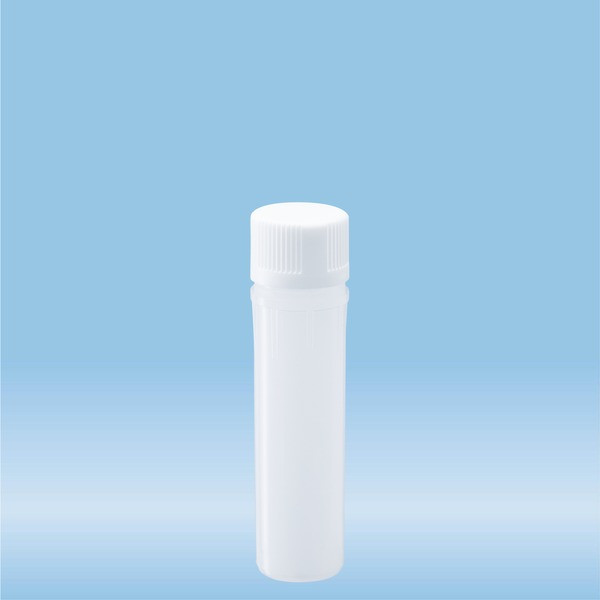 Mini vial, white