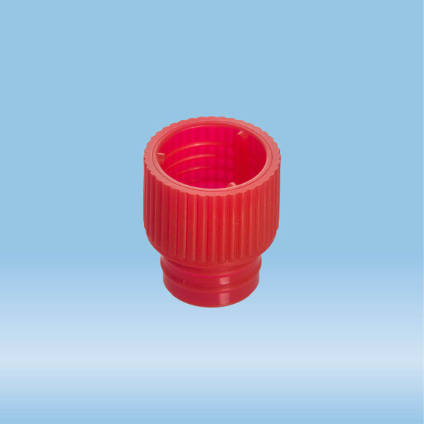 Push cap, red, suitable for tubes Ø 12 mm