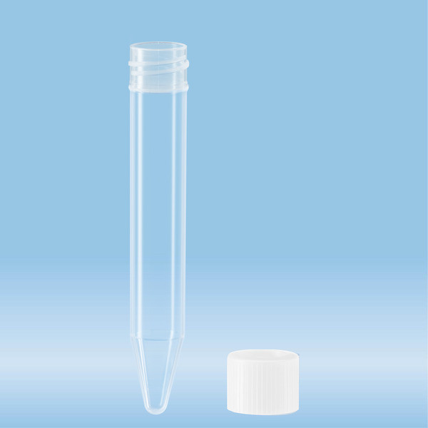 Screw cap tube, 10 ml, (LxØ): 100 x 16 mm, PP