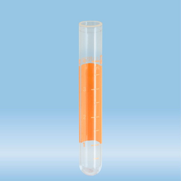 Tube, 5 ml, (LxØ): 75 x 12 mm, PS, with print