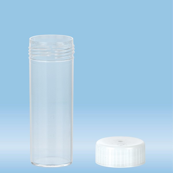 Screw cap tube, 30 ml, (LxØ): 80 x 28 mm, PS