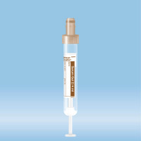 S-Monovette® Serum Gel CAT, 4 ml, cap brown, (LxØ): 75 x 13 mm, with paper label