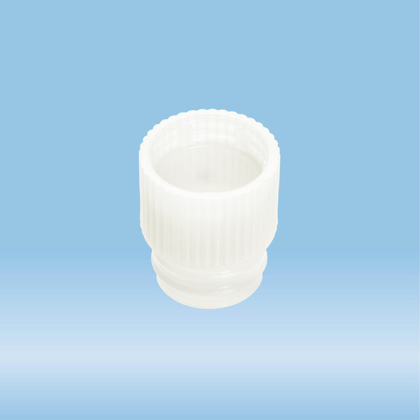 Push cap, white, suitable for tubes Ø 13 mm