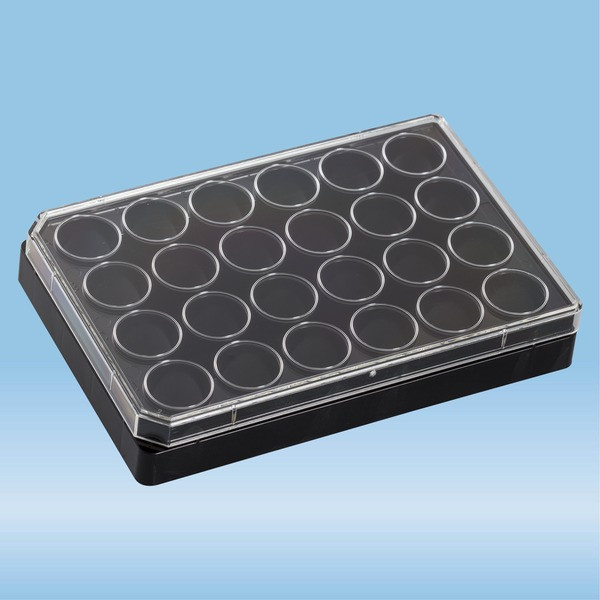 lumox® multiwell, Cell culture plate, with foil base, 24 well, 4 piece(s)
