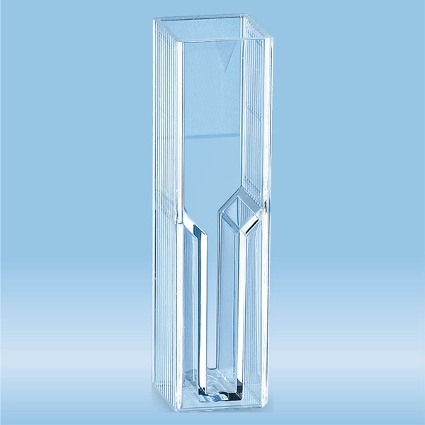 Semimicro cuvette, 2.5 ml, (HxW) 45 x 12 mm, PS, transparent, optical