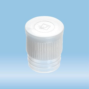Push cap, transparent, suitable for tubes Ø 16-17 mm