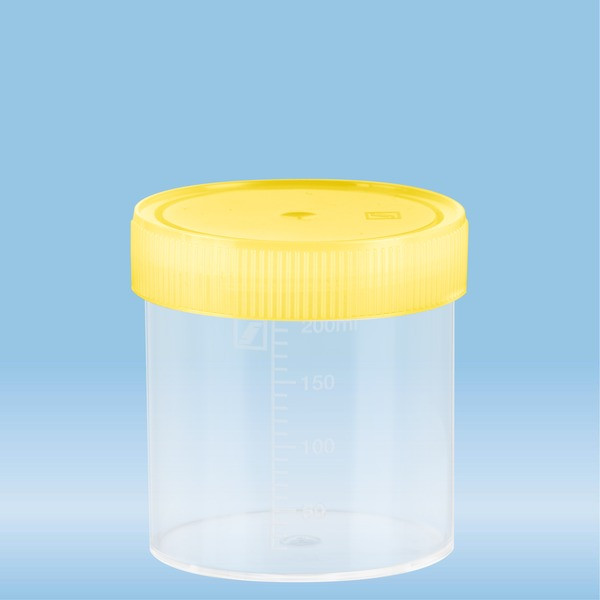 Multi-purpose container, 250 ml, (LxØ): 78 x 70 mm, graduated, PP