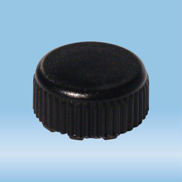 Screw cap, black, sterile, suitable for screw cap micro tubes