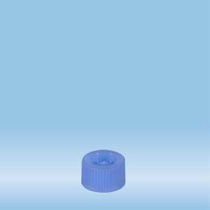 Screw cap, blue, suitable for tubes 82 x 13 mm