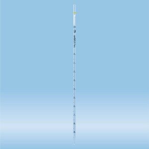 Serological pipette, plugged, 1 ml, sterile, 25 piece(s)/bag