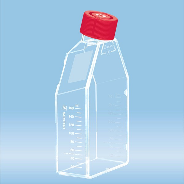 Cell culture flask, T-75, surface: Standard, filter cap