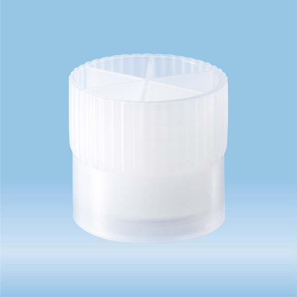 Cap, natural, suitable for tubes Ø 15.5, 16, 16.5, 16.8 and 17 mm