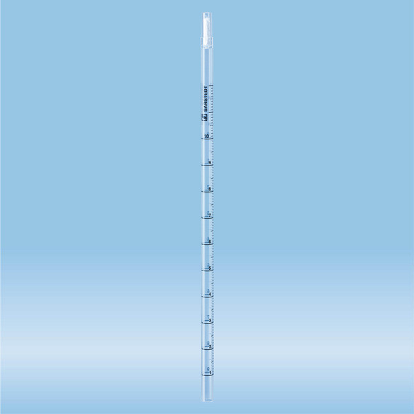 Serological pipette, without tip, plugged, 10 ml, sterile, 10 piece(s)/bag