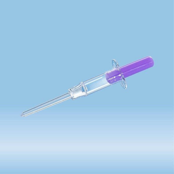 Minivette® POCT EDTA K3E, 20 µl, plunger violet, colour code ISO, 200 piece(s)/bag