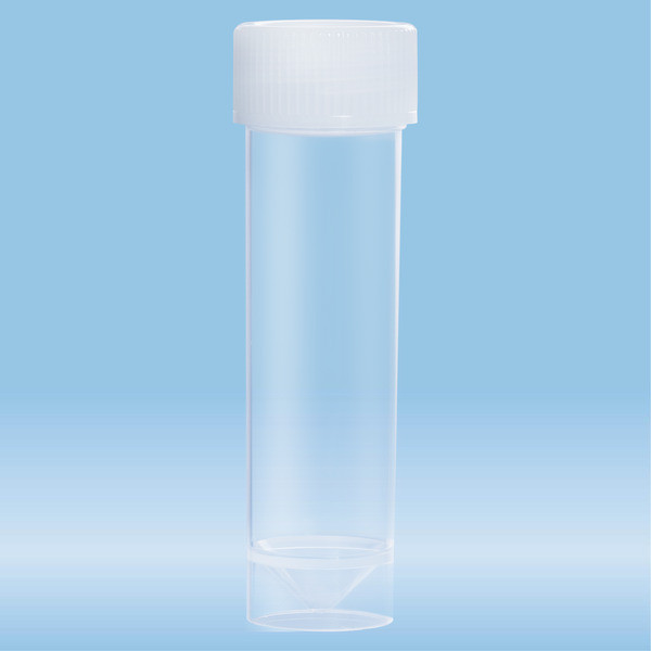 Screw cap tube, 25 ml, (LxØ): 90 x 25 mm, PP