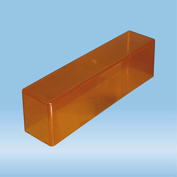 Protective cover, PC, brown, 256 x 62 x 72 mm, suitable for stand no 93.1097.100