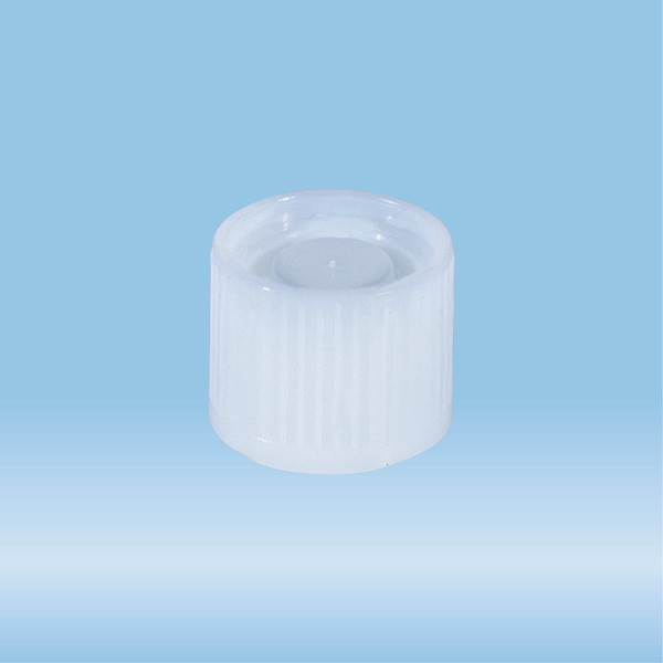 Screw cap, transparent, suitable for tubes Ø 16-16.5 mm
