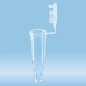 PCR individual vessel, 0.2 ml, PCR Performance Tested, transparent, PP, flat lid