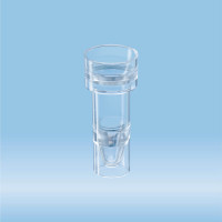 Sample tube, suitable for Hitachi analyser, transparent