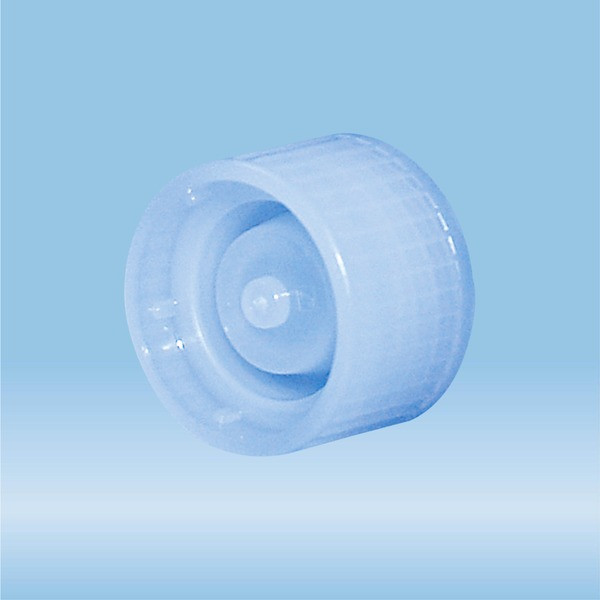 Archiving screw cap, light blue, suitable for tubes Ø 15.3 mm