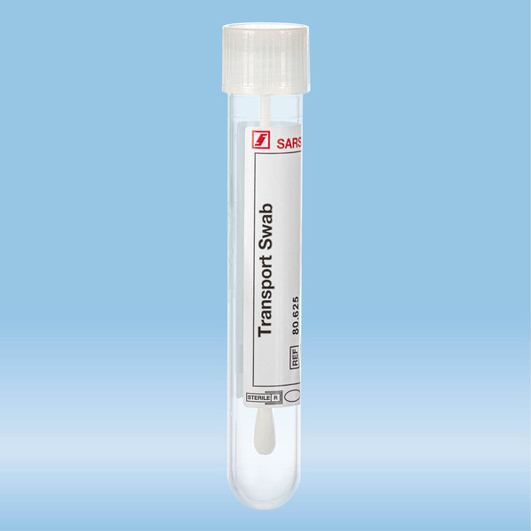 Swabs, no medium, stem material: PS