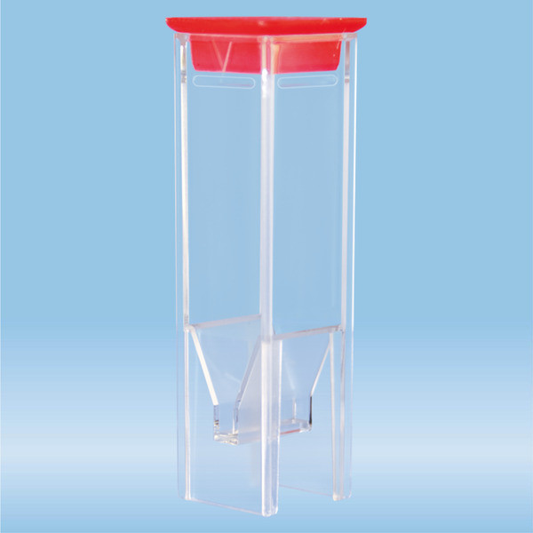 UV cuvette, 2.7 ml, (HxW): 45 x 12.5 mm, special plastic, transparent, optical sides: 2