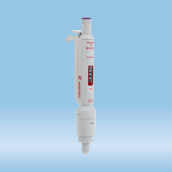 Sarpette® M, single-channel, variable, 0.5 ml - 5 ml, violet, 1 piece(s)/case