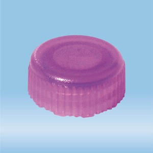 Screw cap, violet, suitable for screw cap micro tubes