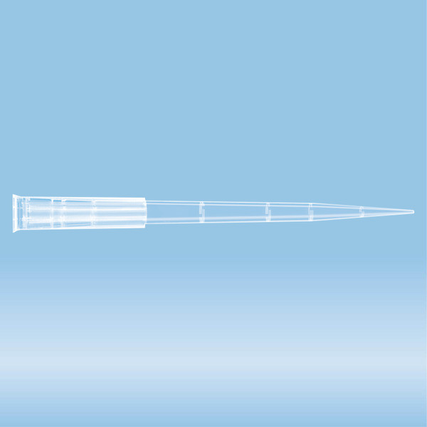 Pipette tip, extra long, 200 µl, transparent, 96 piece(s)/box