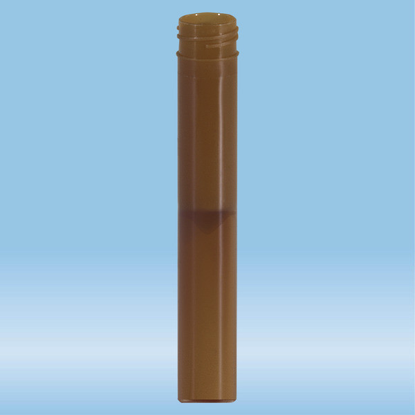 Screw cap tube, 5 ml, (LxØ): 92 x 15.3 mm, conical false bottom, flat tube bottom, PP, without cap,