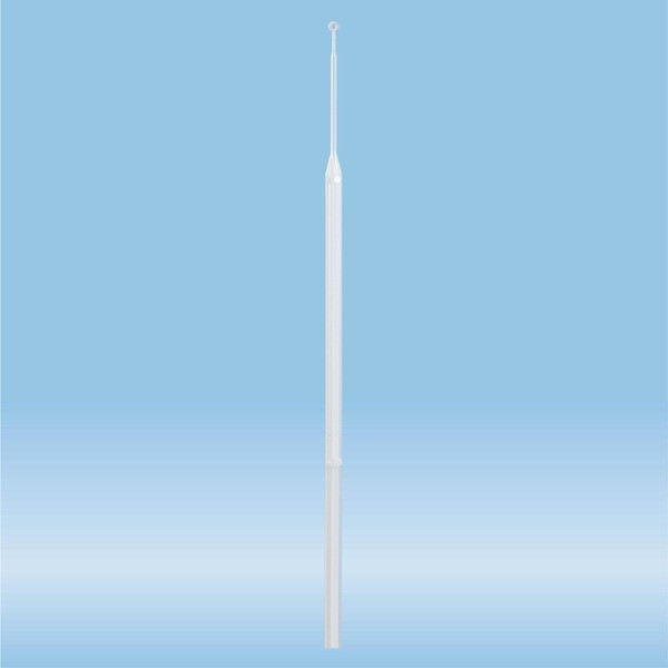 Inoculation loop, 1 µl, PS, white, sterile