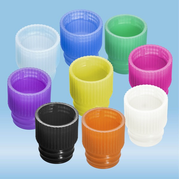 Push cap, colour mix, suitable for tubes Ø 13 mm