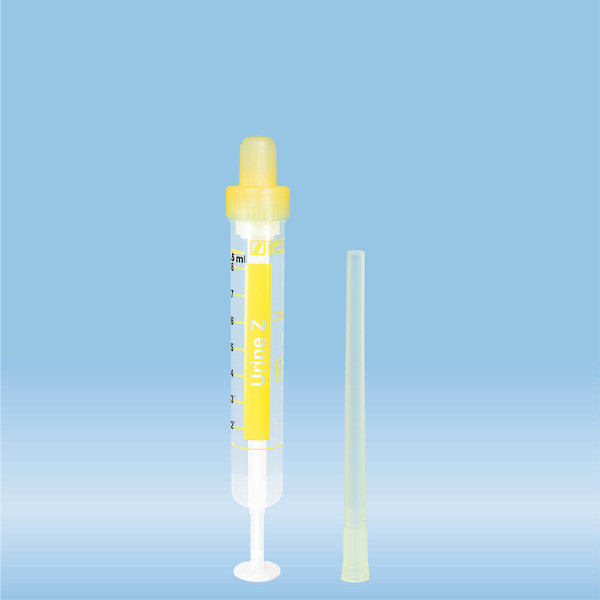 Urine Monovette®, Z, 8.5 ml, cap yellow, (LxØ): 92 x 15 mm, 64 piece(s)/bag