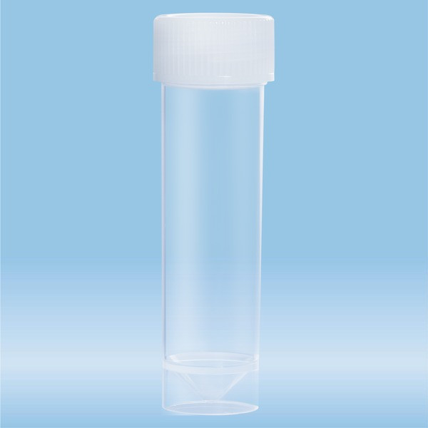 Screw cap tube, 25 ml, (LxØ): 90 x 25 mm, PP