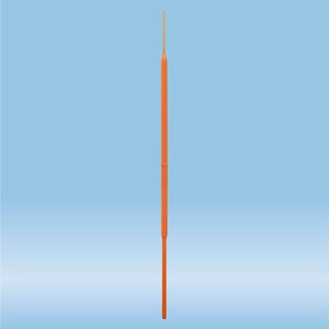 Inoculation needle, PS, orange, sterile