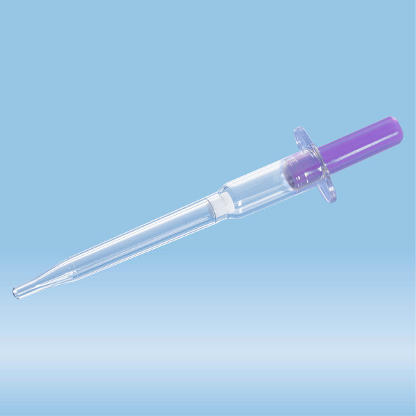 Minivette® POCT EDTA K3E, 200 µl, plunger violet, colour code ISO, 150 piece(s)/bag