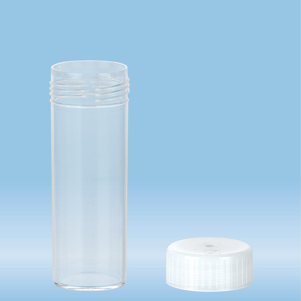 Screw cap tube, 30 ml, (LxØ): 80 x 28 mm, PS