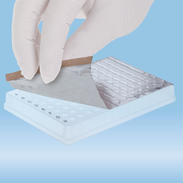 Aluminium film, free from DNase/RNase, material: aluminium, aluminium, pierceable