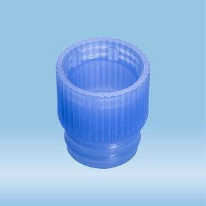 Push cap, blue, suitable for tubes Ø 13 mm