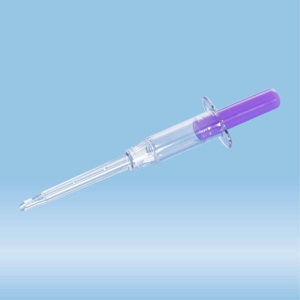 Minivette® POCT K3 EDTA, 50 µl, plunger violet, colour code ISO, 200 piece(s)/bag