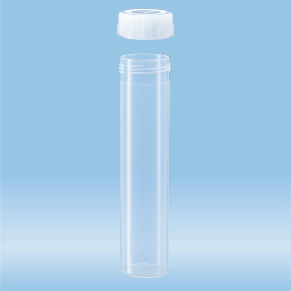 Screw cap tube, 60 ml, (LxØ): 126 x 30 mm, PP