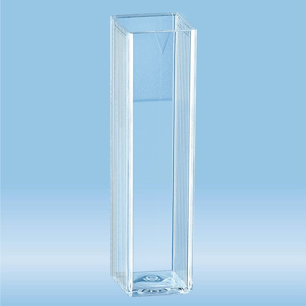 Cuvette, 4.2 ml, (HxW): 45 x 12 mm, PMMA, transparent, optical sides: 2